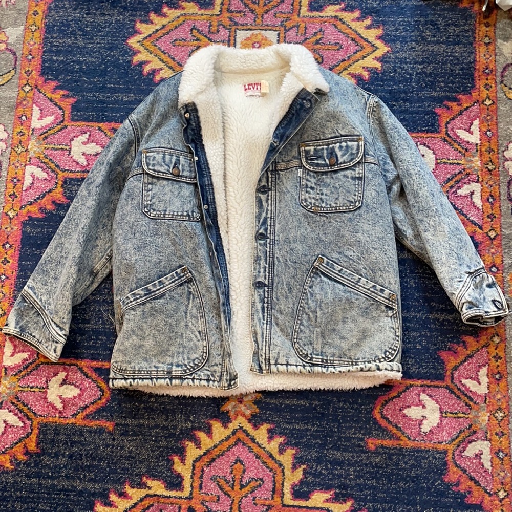 Levi’s Jean Sherpa-Style Jacket
